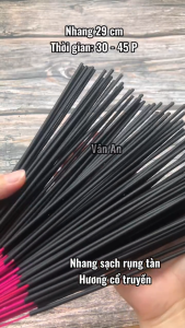 [500 nén - 29cm] lᴏại 1 Nhang Trám Đen Nguyên Liệu Tự Nhiên An Toàn Cho Sức Khỏe