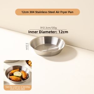 onlycook | Stainless Steel Drip Tray for Air Fryer Baking