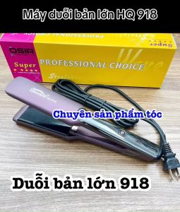 Shouhow Máy Duỗi Tóc Cao Cấp Bản Lớn 918 Chất Liệu Gốm Ceramic Chống Dính Hiệu Quả Cao An Toàn Tiện Dụng 5 Mức Nhiệt Độ 160-230°C