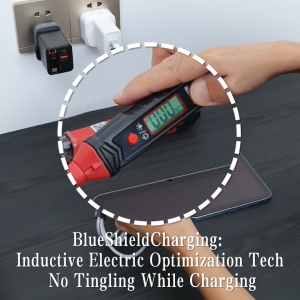 BlueShieldCharging 45W GaN 2‑Port Dual Type‑C Charger Set C to 8-Pin Cable for i14 i13 and below Safe Anti‑Shock