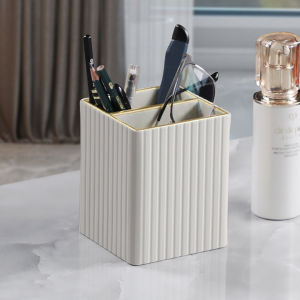 High-End Leather Pen Holder Storage Box for Home and Office Multi-Functional Luxury Desktop Decor Creative Customizable