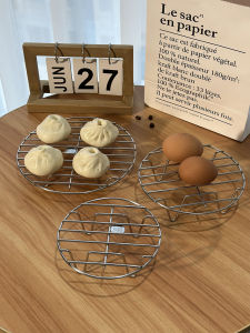 Special Offer: 316 Stainless Steel High-legged Steamer Rack for Home Use Water-separating Steamed Vegetable Rack Small Rice Cooker Steaming Grid