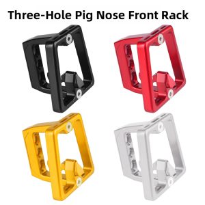 inwild | 3 Holes Pig Nose Front Rack Adapter Bicycle Accessory D7D5P8