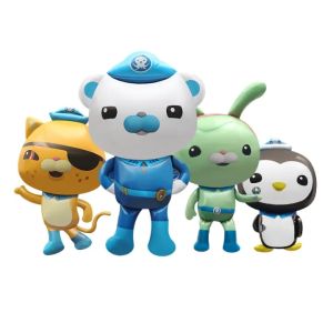 Carton 4pcs The Octonauts theme Foil Balloons For Kids Birthday Party Decoration Foil balloon Barnacles Baby Shower Kids Party Supplies