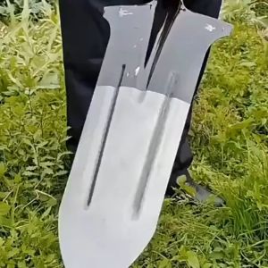 พลั่วเสริมแรงปลายแหลม-กลมยาว โลหะทนทาน ใช้ขุด-ปลูก-จัดสวน (เฉพาะหัว) ด้ามจับเออร์โกฯ+ออกแบบทนทาน