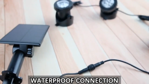 Waterproof Solar Powered underwater Pond Lights Multicolor Submersible Pool Spotlight Security Night Light for Garden Tank Decor