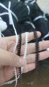 Mini Lace Trim Black White Cute Ribbon Single Double Ear Shape Clothing Accessories Doll Clothes Edging Fabric DIY Materials