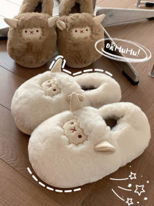 Dép Bông Dễ Thương Đế Dày Mùa Đông Cho Nữ Dép Đi Trong Nhà Đế Cao Su Đế Ngoài Đế Trong Bằng Nhựa Dép Đi Trong Nhà Cho Cặp Đôi