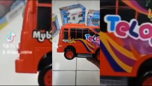 Mainan Anak Mobil Joget My Bus bis Telolet basuri Dancing Musik