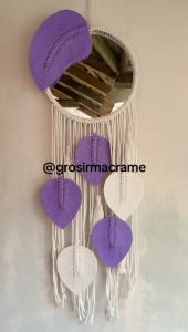 Dekorasi Ruangan Dengan Cermin Macrame: Membuat Ruangan Anda Lebih Aesthetic