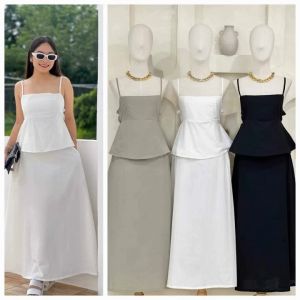 KZ Maxi Long Skirt Set Terno Coordinates - XS to Large