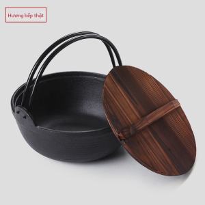 Dày Dặn Lò Nướng Hà Lan Gang Handmade Nồi Sắt Truyền Thống Tonkotsu Nồi Súp Phong Cách Nhật Để Nấu Ăn Và Nướng Bánh