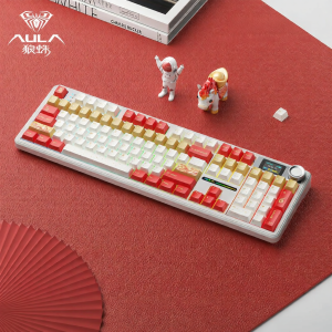 AULA | Wireless Tri-Mode Customizable Gaming Office Keyboard