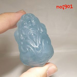 Aquamarine Pixiu /海蓝宝貔貅