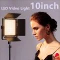 6/10/14/19in Fill Lights LED Portable Video Light Photo Studio Light with Tripod 3200K–5600K Soft Light Photography Panel Light for Game Live Video Recording