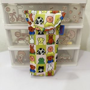 Kawaii Miffy Glasses Storage Bag Cute Rabbit Sunglasses Cartoon Sunglasses Protective Bag with Magnetic Attraction Gift Toy