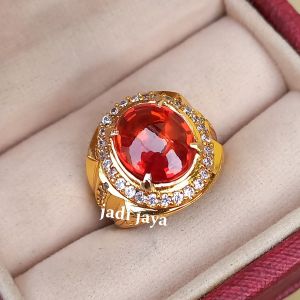 Cincin Batu Fire Opal Super Mewah