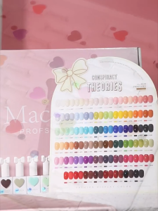 MILAN 58 Colors Pure Colors Set UV Gel Nail Polish Semi Cured Vanish Soak Off Polish