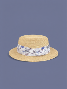 Custom Retro French Flower Sun Hat