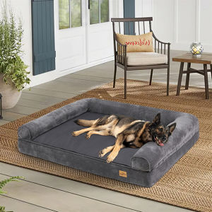 XXL Orthopedic Dog Bed Tremendous Pet Sofa Couch Mattress Rich Foam Cushion Cradle Waterproof Removable Cover