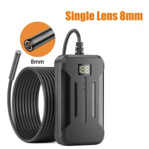 WiFi Industrial Endoscope Single&Dual Lens Options 1080P Camera for IOS/Android Wireless Borescope 2600mAh for Inspection Car