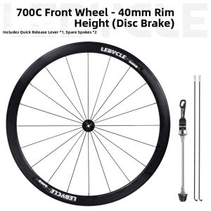 LEBYCLE | Rim Brake 700C Bicycle Wheel Set