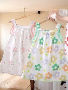 Stylish Beach Dress for Girl Child Strap Skirt