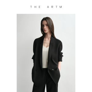 Silk Notched Collar Peplum Fit Suit Jacket