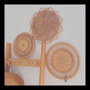 DIHUANTUO | Trang Trí Tường Rattan Phong Cách Scandinavia Bohemian