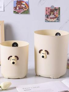 Thùng Rác Bàn Mini Không Nắp Dễ Thương Dùng Trong Văn Phòng Phòng Ngủ Nhà Tắm Thùng Rác Tròn Dung Tích Nhỏ Dùng Trong Gia Đình