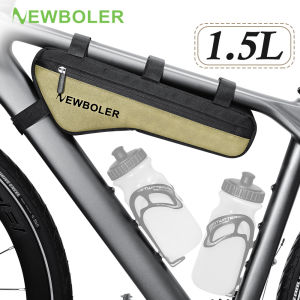 NEWBOLER Bicycle Bag Top Tube Bag 1.5L Large Capacity Waterproof Bike Triangle Bag For Mtb&Road Gravel Bicycle Accessories
