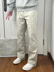 Cleanfit Casual Straight Leg Pants Mens Slim Fit Bootcut Outdoor Soft Shell Jacket Autumn Season Fashionable Straight Tube Trousers