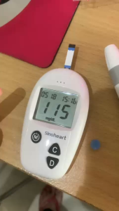 Sinocare Sinoheart Strip Glukosa Safe-Accu isi 25 ORIGINAL