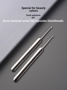Acne Removal Beauty Tool Pressing Pimple Extractor Bent Hook Needle Blackhead Removal Tool Skin Care Cosmetic Tool
