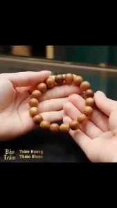 🪵 Vòng Trầm Hương 17 ly – 13 Hạt – Cao Cấp | Bảo Trầm – Trầm Tự Nhiên Nguyên Khối Hương Đậm