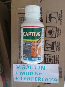 captive 500 ml fungisida obat bercak daun tanaman