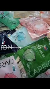50 Cái Khẩu Trang 3D TháiXu Hướng Độc Lạ 2022 Mỏng Nhẹ Thoáng