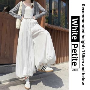 YAYANGREN | Blue Slim Fit Quick Drying Loose Leg Palazzo Shorts Pants