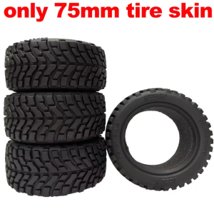 1.9 inch 75mm Off Road Buggy Tires Wheel 12mm Hex Hubs for Wltoys 144001 1/14 1/16 1/10 Scx10 Traxxas Trx-4 Tamiya RC Racing Car