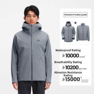 PELLIOT | Mens Outdoor 3-in-1 Primaloft Gold Lined Jacket