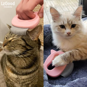 Paw The Original Pet Hair Removal Massaging Shell Comb Soft Deshedding Brush Grooming and Shedding Matted Fur Remover Dematting tool for Long and Short Hair Cat Dog Puppy Bunny