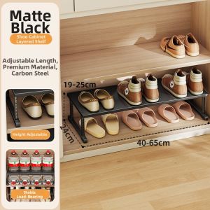 evesigar | Adjustable Layered Shoe Rack Storage Organizer