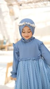 Melody Dress Kids Shakila Premium: Ootd Gamis Anak Model Baru Simple Elegan Terbaru Terviral 2023
