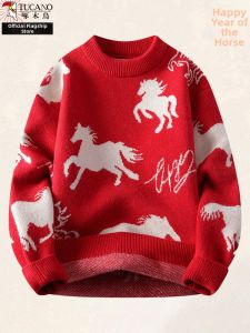 TUCANO | Red Knit Winter Sweater for Men
