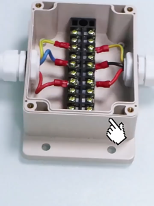 Universal Electrical CCTV Camera LED Project Enclosure Junction Box with F20 15ABarrier Terminal