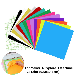 16 PCS Permanent Vinyl For Cricut  Joy/Cricut  Joy Xtra/Cricut Maker/Explore 3Adhesive Vinyl For WindowMugCup DIY Project