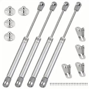 2PCS Đồng Lò Xo Khí Nén Bản Lề Tủ 60N/100N ABS Sắt Thanh Hỗ Trợ Thủy Lực Cửa Tủ Nâng Đệm Chống Sốc