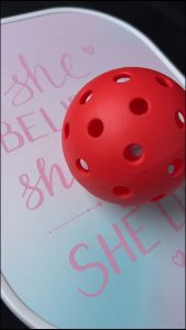 FUYOGI Pickleball Paddle Fiberglass Surface Racket Lightweight Non-slip Ergonomic Grip Durable Sports Practise Traning Cushion