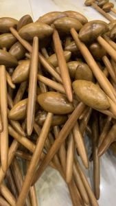 Búa Gỗ Đấm Lưng Bấm Huyệt Đa Chức Năng - Dụng cụ ấn huyệt và diện chẩn bằng gỗ thơm
