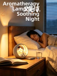 BEAUTY IN THE LIGHT | Gift Suitable Aromatherapy Night Light Stone Shape